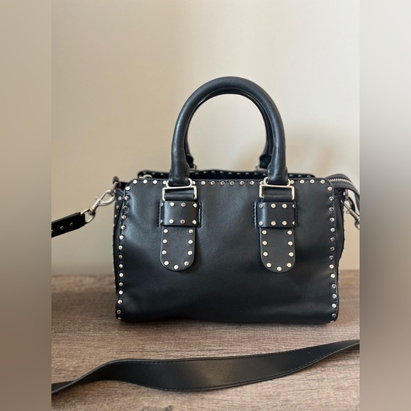 Rebecca Minkoff Midnighter Medium Satchel Shoulder Crossbody Handbag - Picture 3 of 16